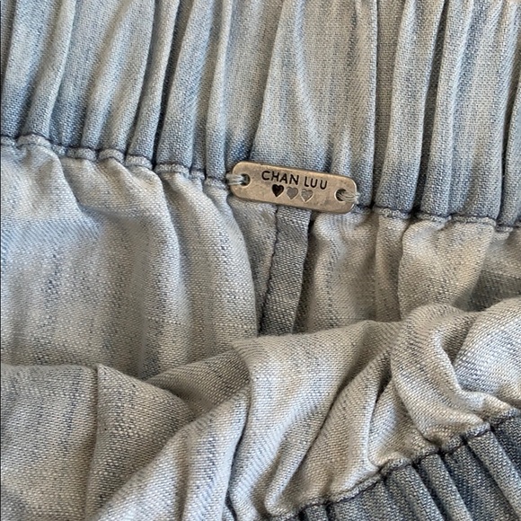 Chan Luu Chambray Mini Skirt - Picture 3 of 5